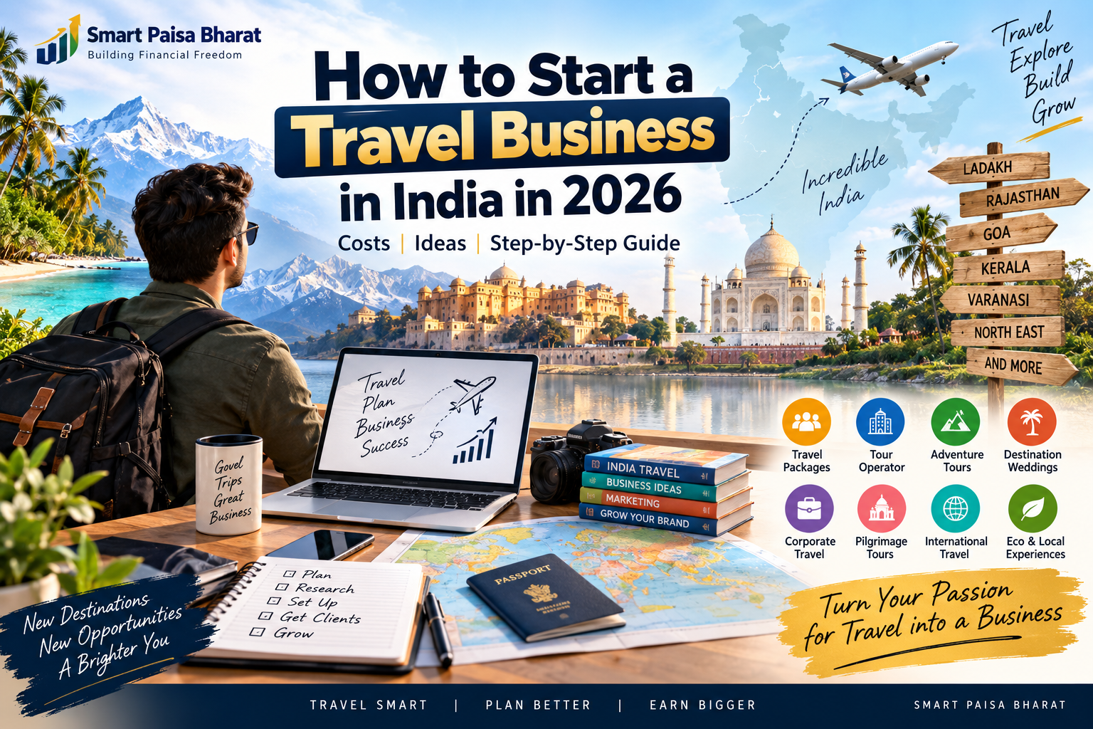 Start a travel business in India in 2026
