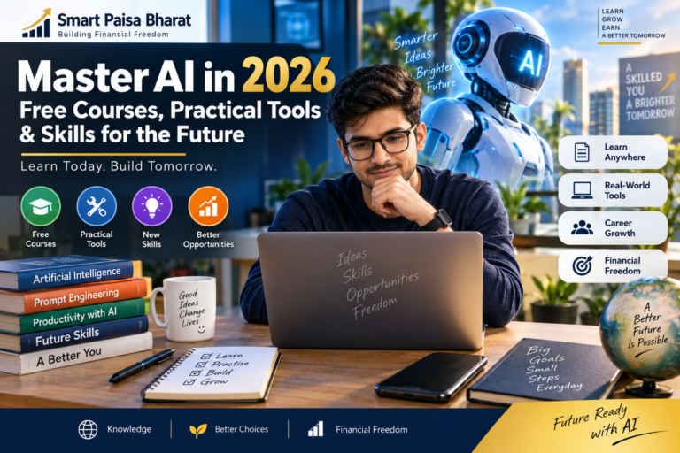 Master AI in 2026 with free courses, practical AI tools and future skills