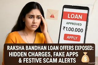 “Raksha Bandhan Loan Offers Exposed: Hidden Charges, Fake Apps & Festive Scam Alerts”