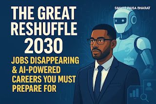 “The Great Reshuffle 2030: Jobs Disappearing & AI-Powered Careers You Must Prepare For”