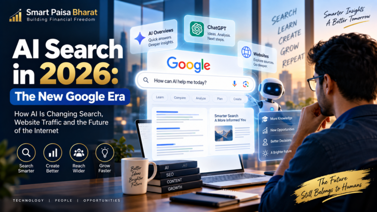 AI Search in 2026 showing Google AI, ChatGPT and the future of website traffic