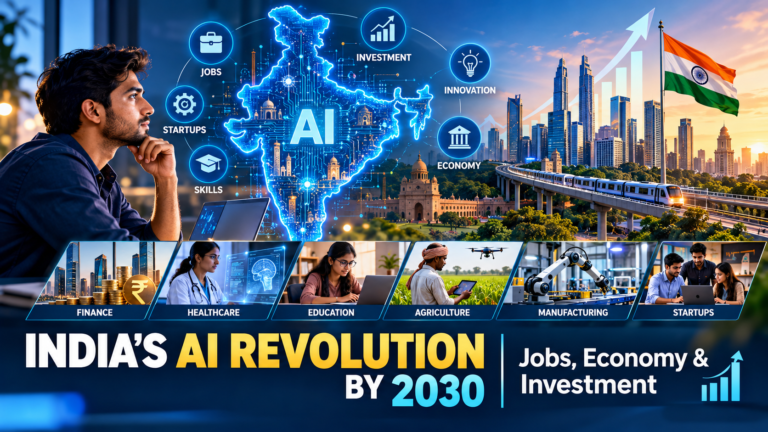 India AI revolution 2030 jobs economy and investment