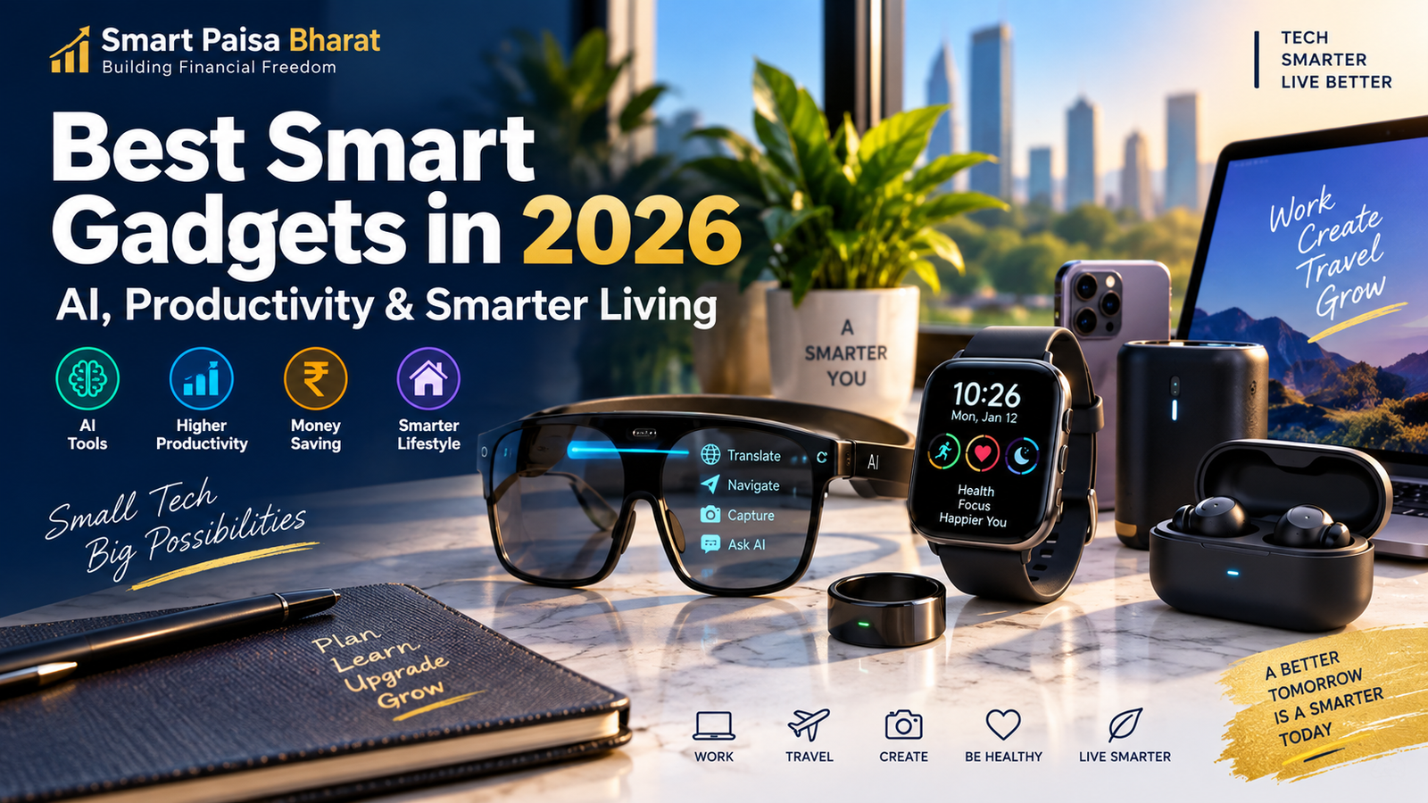 Best smart gadgets in 2026 for AI, productivity and smarter living