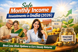 Safe Monthly Income Investments in India (2026): Best Low-Risk Options to Earn Steady Returns