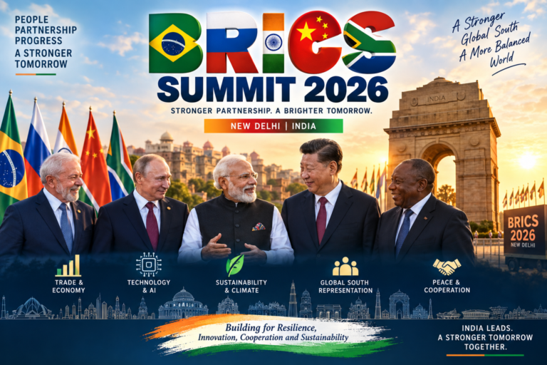 BRICS Summit 2026 – India Hosts New Delhi Summit